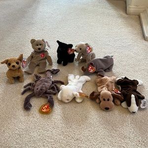 Ty Beanie Baby Lot of 9!